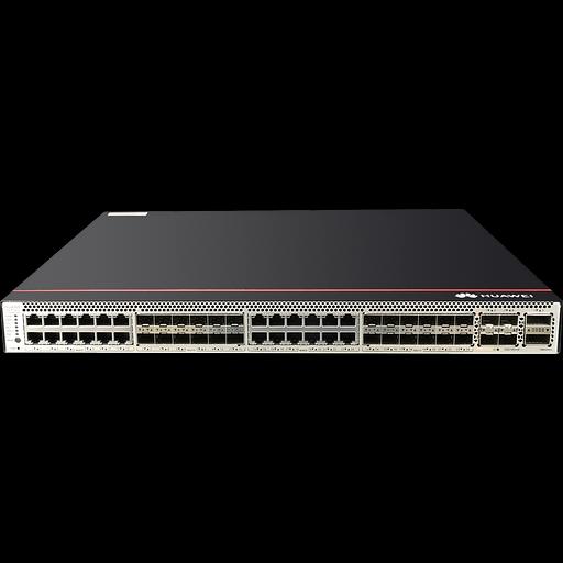 S5732-H48XUM2CC (24x100M/1G/2.5G/5G/10G Ethernet ports, 24x10GE SFP+ ports, 4x25GE SFP28 + 2x40GE ports or 2x100GE QSFP28 ports, 1xexpansion slot, PoE++, without power module) фото 4