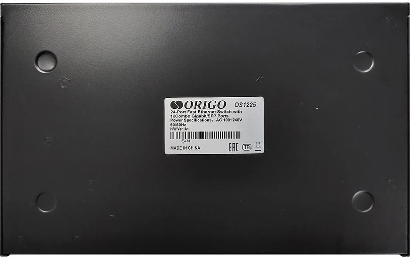 ORIGO OS1225/A1A Неуправляемый коммутатор 24x100Base-TX, 1xCombo 1000Base-T/SFP, корпус металл фото 4