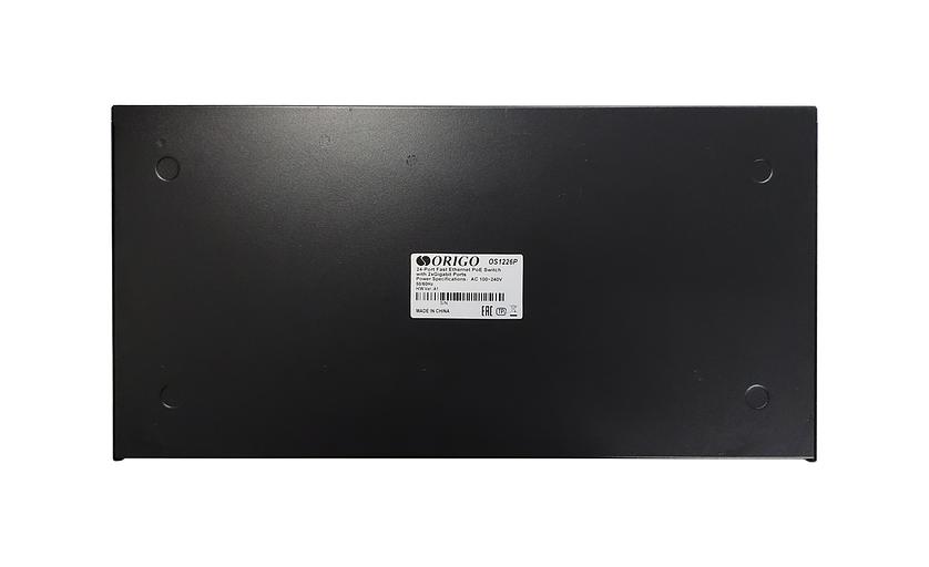 ORIGO OS1226P/285W/A1A Неуправляемый PoE-коммутатор 24x100Base-TX PoE+, 2x1000Base-T, PoE-бюджет 285 Вт, корпус металл фото 7