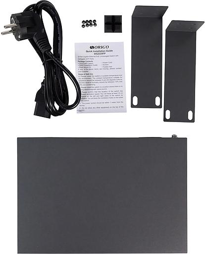 ORIGO OS2210FP/120W/A1A Неуправляемый PoE-коммутатор 8x1000Base-T PoE+, 2x1000Base-X SFP, PoE-бюджет 120 Вт фото 5