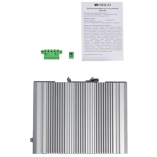 ORIGO OI2210P/185W/A1A Промышленный неуправляемый PoE-коммутатор 8x1000Base-T 802.3bt PoE, 2x1000Base-X SFP, PoE-бюджет 185 Вт фото 4