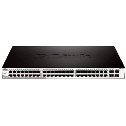 D-Link DGS-1210-52/F3A Настраиваемый L2 коммутатор с 48 портами 10/100/1000Base-T и 4 комбо-портами 100/1000Base-T/SFP фото 1