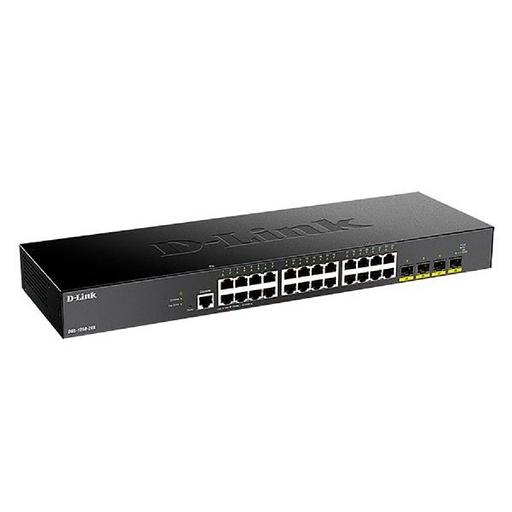 D-Link DGS-1250-28X/A1A Настраиваемый L2 коммутатор c 24 портами 10/100/1000Base-T и 4 портами 10GBase-X SFP+ фото 1