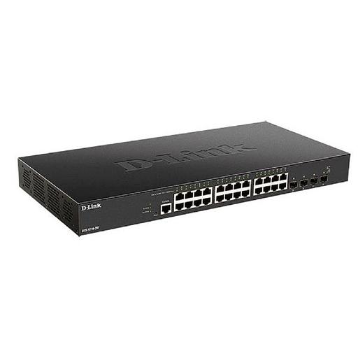D-Link DXS-1210-28T/A1A PROJ Настраиваемый L2+ коммутатор с 24 портами 10GBase-T и 4 портами 25GBase-X SFP28 фото 1
