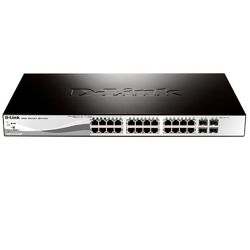 D-Link DGS-1210-28/ME/B1A Управляемый коммутатор 2 уровня с 24 портами 10/100/1000Base-T и 4 портами 1000Base-X SFP фото 1