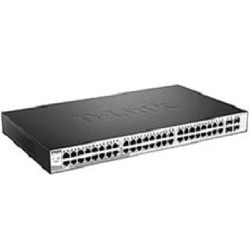 D-Link DGS-1210-52/ME/B1A Управляемый L2 коммутатор, 48x1000Base-T, 4x1000Base-X SFP, AC 220В/DC 12В(с возможностью мониторинга статуса питания коммутатора) фото 1