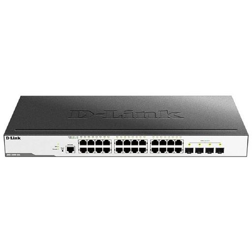 D-Link DGS-3000-28L/B1A Управляемый L2 коммутатор с 24 портами 10/100/1000Base-T и 4 портами 1000Base-X SFP фото 1