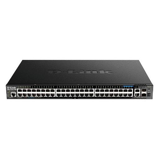 D-Link DGS-1520-52MP/A1A Управляемый L3 стекируемый коммутатор с 44 портами 10/100/1000Base-T, 4 портами 100/1000/2.5GBase-T, 2 портами 10GBase-T и 2 портами 10GBase-X SFP+ (PoE-бюджет 370 Вт) фото 1