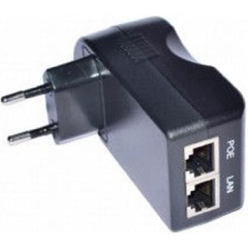 Just JT-MIDSPAN05A Пассивный PoE инжектор Fast Ethernet на 1 порт. Мощность PoE - до 25W (с возможностью подключения PTZ видеокамеры). Напряжение PoE - 48V (конт. 4,5 (+); 7,8 (-)). фото 1
