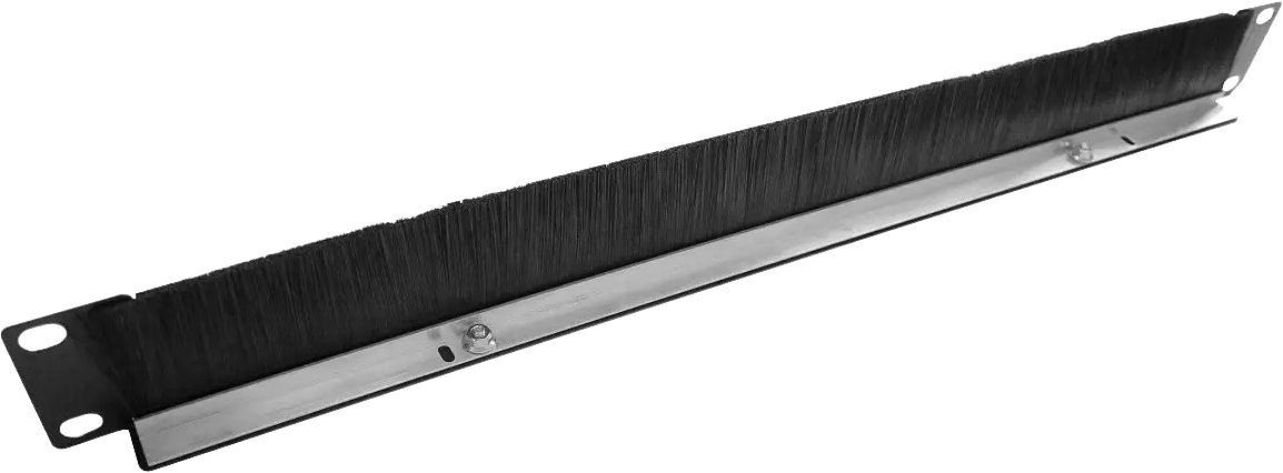 ЦМО Горизонтальный кабельный органайзер со щёткой, 19" 1U, чёрный (ГКО-Щ-1-9005) фото 3