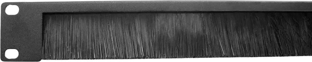 ЦМО Горизонтальный кабельный органайзер со щёткой, 19" 1U, чёрный (ГКО-Щ-1-9005) фото 4