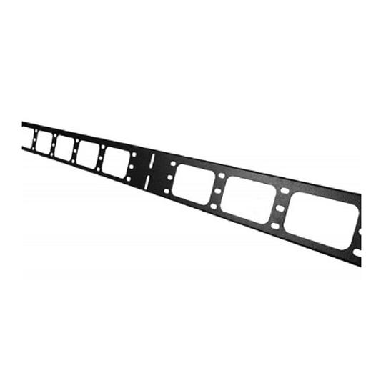 ЦМО Вертикальный кабельный органайзер в шкаф, ширина 150 мм 20U, цвет черный (ВКО-М-20.150-9005) фото 1