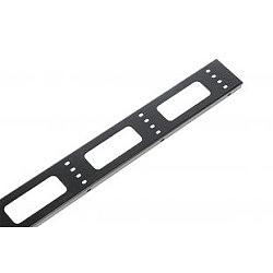 ЦМО Вертикальный кабельный органайзер для стойки внешний с окнами, ширина 95мм 49U, цвет черный (ВКО-СТК-49-9005) фото 1