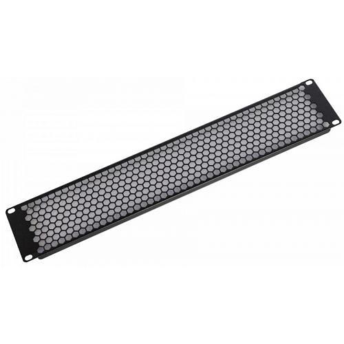 ЦМО Фальшпанель в шкаф 19" 3U перфорированная, цвет черный(ФП-3.4-9005) фото 1