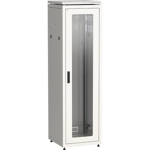 ITK LN35-42U68-G Шкаф сетевой 19" LINEA N 42U 600х800 мм стеклянная передняя дверь серый фото 1
