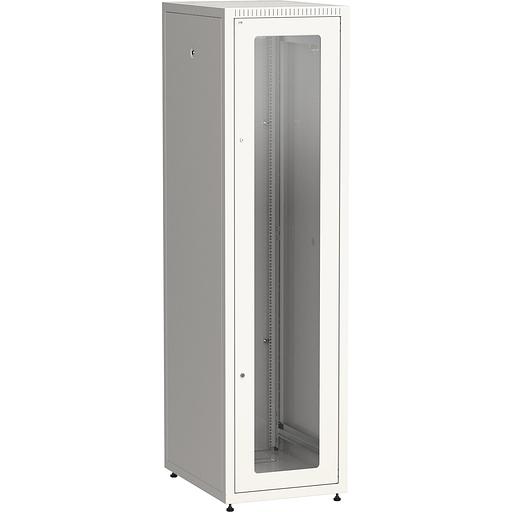 ITK LE35-42U68-GM Шкаф LINEA E 42U 600х800мм двери 2шт стек. и метал. сер. фото 1