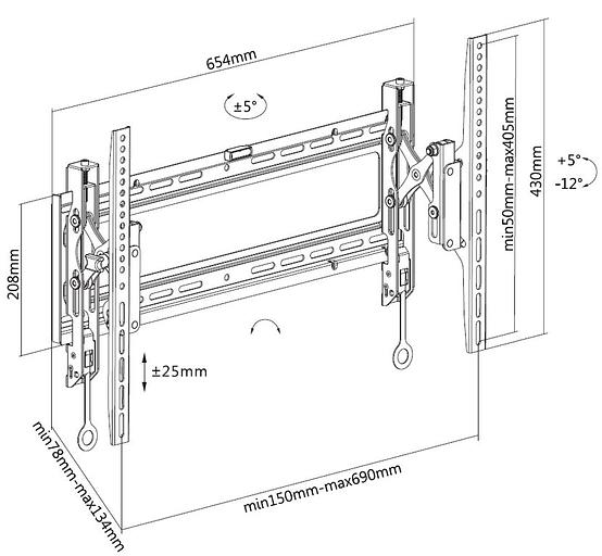 Digis DSM-P6542T {37"-70" 37"-70" 200x200, 400x200, 300x300, 400x400, 600x400 } фото 10