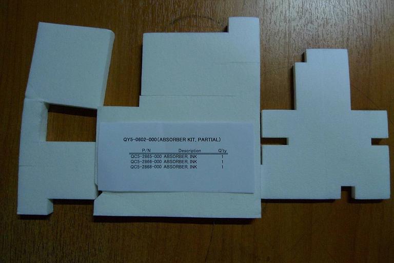 Набор абсорберов отработанных чернил Canon PIXMA G1000/G2000/G3000 (QY5-0602/QY5-0517) фото 1