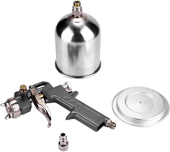 Краскопульт пневматический с верхним бачком DEKO DKSG01 { 500 мл, металл } [018-1100] фото 2