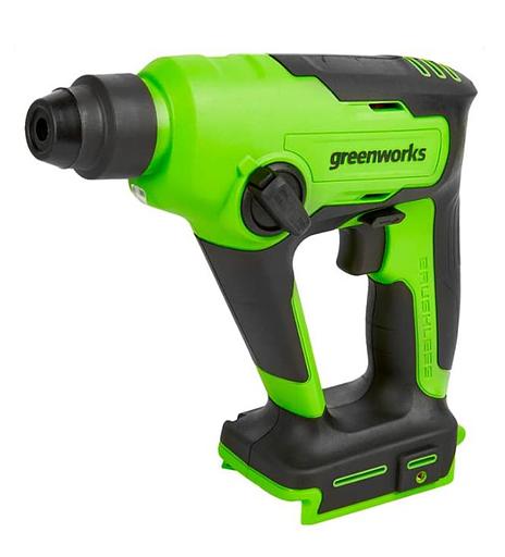 Greenworks GD24SDS1K2 Перфоратор аккумуляторный бесщеточный, 1,2 ДЖ, 24V, c АКБ 2Ач и ЗУ, в сумке [3803107UA] фото 3