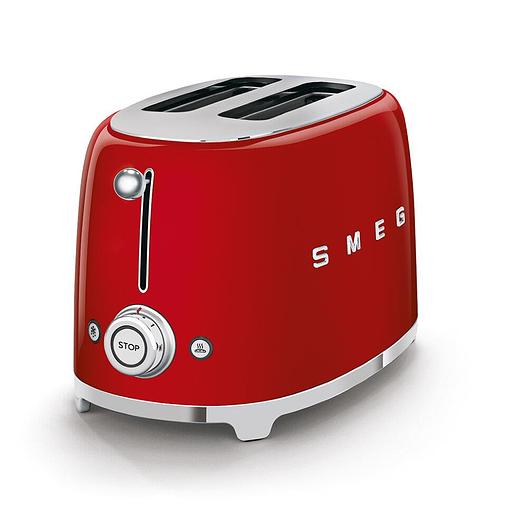 Тостер на 2 ломтика,SMEG TSF01RDEU, красный фото 1