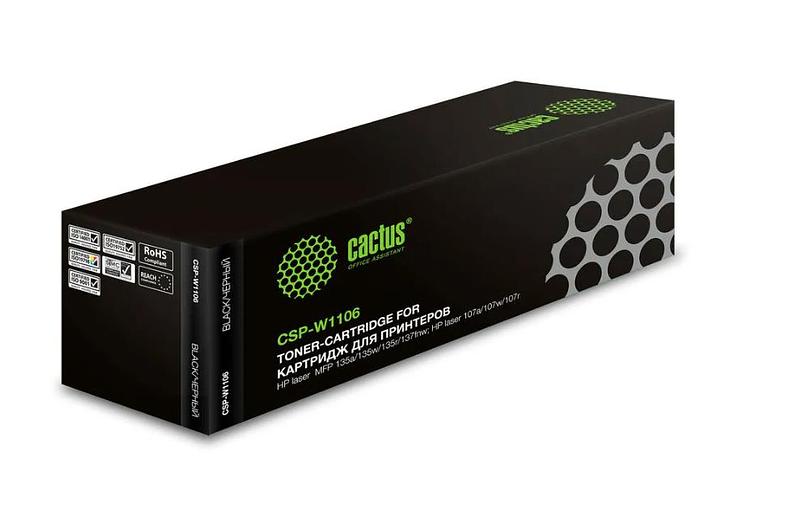 Картридж LASER CSP-W1106 BLACK CACTUS фото 1