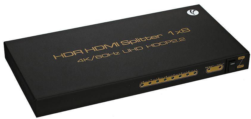 VCOM DD428 Разветвитель HDMI Spliitter 1=>8 2.0v. фото 1