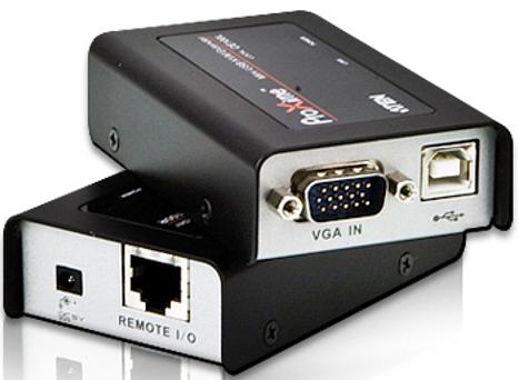ATEN CE100 Mini USB KVM EXTENDER W/230V ADP фото 3