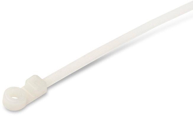 Hyperline GTM-200STC Стяжка нейлоновая неоткрывающаяся, безгалогенная (halogen free), 200x4.8мм, под винт (100 шт) фото 1