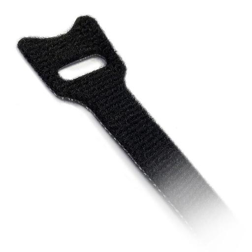 Hyperline WASN-310-BK-10 Хомут для кабеля, липучка с мягкой застежкой, 310x14 мм, черный (10 шт.) фото 1