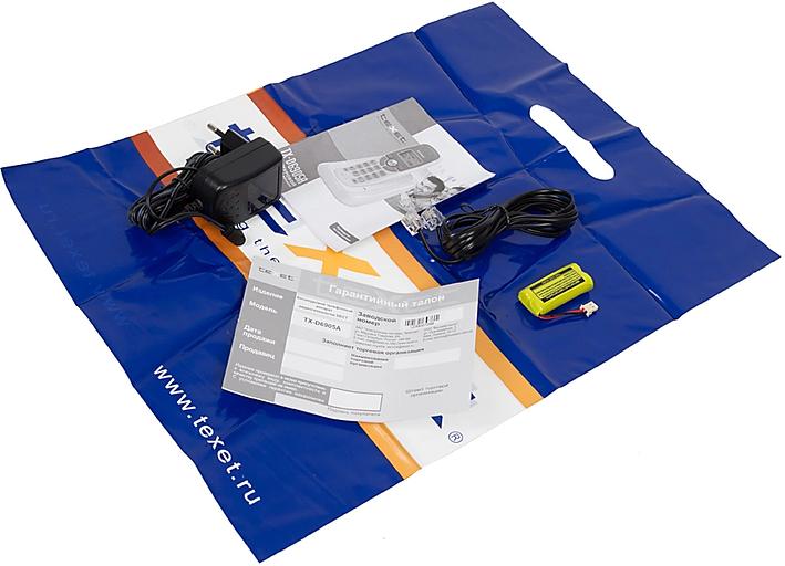 TEXET TX-D6905A черный (громкая связь,телефонная книга на 50 имен и номеров, определитель номера, будильник) фото 9