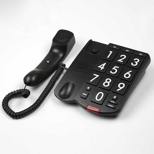 RITMIX RT-520 black Телефон проводной[повтор. набор, регулировка уровня громкости, световая индикац] фото 3