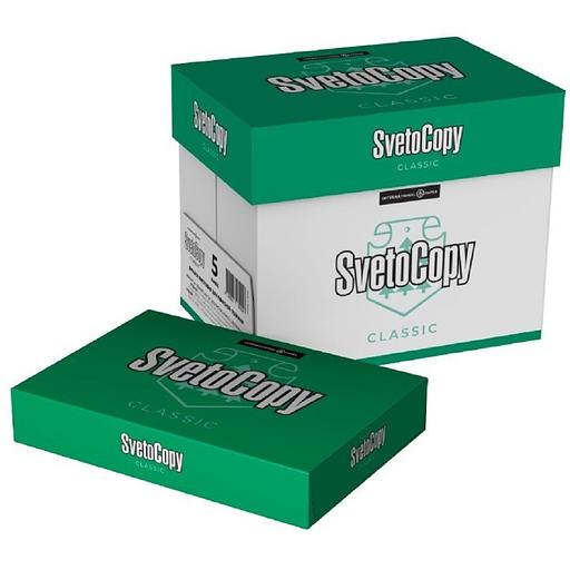 Бумага офисная SVETOCOPY 96% А4 80г/м 146% 500л (отпускается коробками по 5 пачек в коробке) фото 1