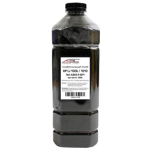 ASC Тонер универсальный для HP LJ 1005/1010 (Тип ASKE H-071), Bk, 1 кг, канистра фото 1