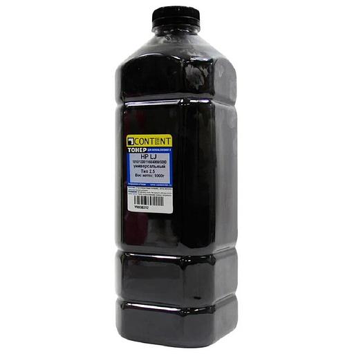 Content Тонер HP LJ универсальный 1010/1200/1160/4000/5000 Тип 2.5, 1кг, канистра фото 1