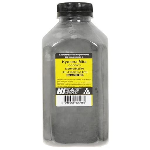 Hi-Black Тонер TK-1160/TK-1170 для Kyocera ECOSYS M2040/M2540 Bk, 290 г, банка фото 1