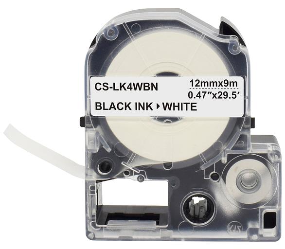 Картридж ленточный Cactus CS-LK4WBN черный для Epson LW300/LW400/LW700/LW600P/LW1000P фото 3