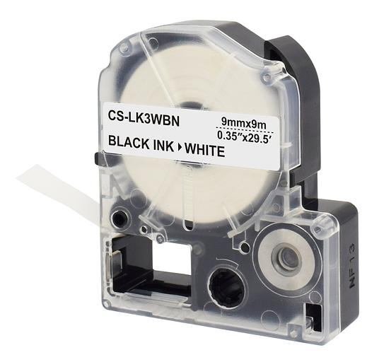 Картридж ленточный Cactus CS-LK3WBN черный для Epson LW300/LW400/LW700/LW600P/LW1000P фото 3