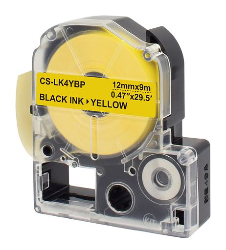 Картридж ленточный Cactus CS-LK4YBP черный для Epson LW300/LW400/LW700/LW600P/LW1000P фото 2