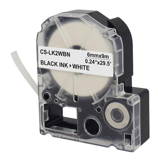 Картридж ленточный Cactus CS-LK2WBN черный для Epson LW300/LW400/LW700/LW600P/LW1000P фото 3
