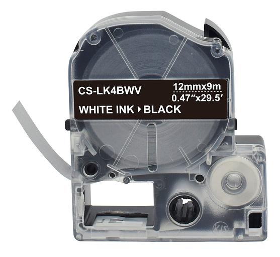 Картридж ленточный Cactus CS-LK4BWV черный для Epson LW300/LW400/LW700/LW600P/LW1000P фото 2