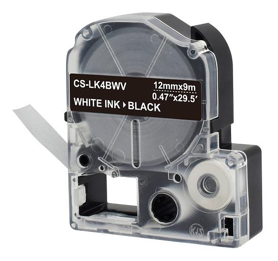 Картридж ленточный Cactus CS-LK4BWV черный для Epson LW300/LW400/LW700/LW600P/LW1000P фото 3