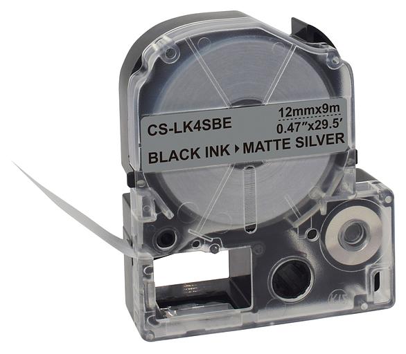 Картридж ленточный Cactus CS-LK4SBE черный для Epson LW300/LW400/LW700/LW600P/LW1000P фото 4