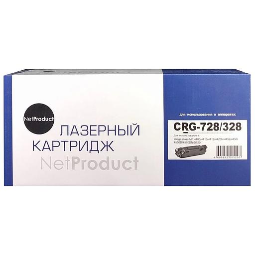 NetProduct Cartridge CRG-728/328 Картридж для Canon MF4410/4430/4450/4570/4580, 2,1K фото 1