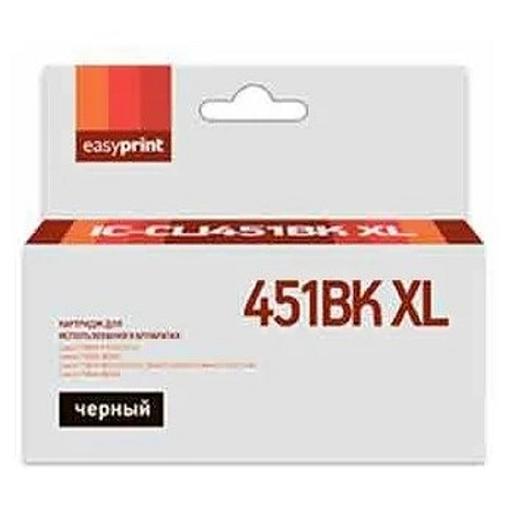Easyprint CLI-451BK XL Картридж IC-CLI451BK XL для Canon PIXMA iP7240/MG5440/6340, черный, с чипом фото 1