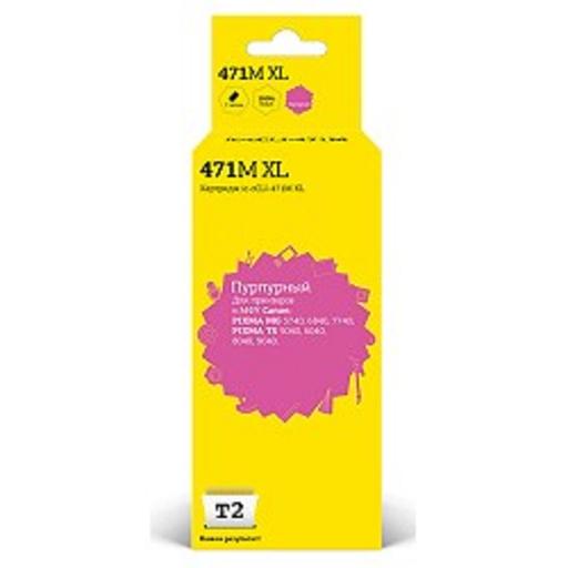 T2 CLI-471M XL Картридж (IC-CCLI-471M XL) для Canon PIXMA MG5740/6840/7740/TS5040/6040/8040, пурпурный, с чипом фото 1