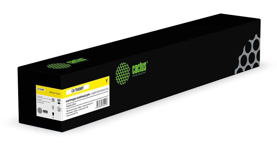 Картридж лазерный Cactus CS-TK8365Y желтый (12000стр.) для Kyocera TASKalfa 2554ci фото 1