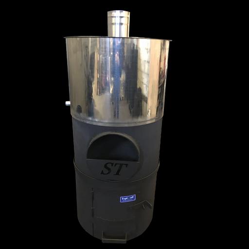 Банная печь «Standart 18» укороченная топочная камера, бак из нержавеющей стали фото 1