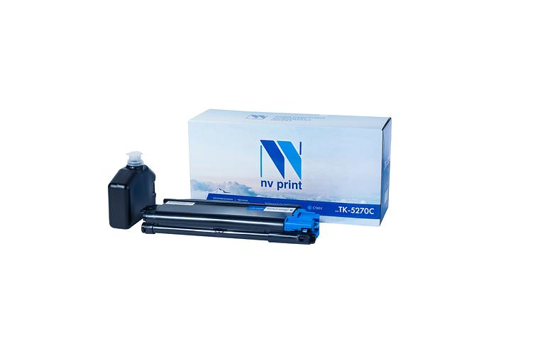NV Print TK-5270C Тонер-картридж для Kyocera EcoSys M6230cidn/P6230cdn/M6630cidn, C, 6K фото 1