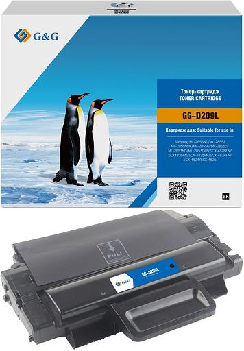 Картридж лазерный G&G GG-D209L черный (5000стр.) для Samsung ML-2855ND/SCX-4824FN/4828FN фото 1